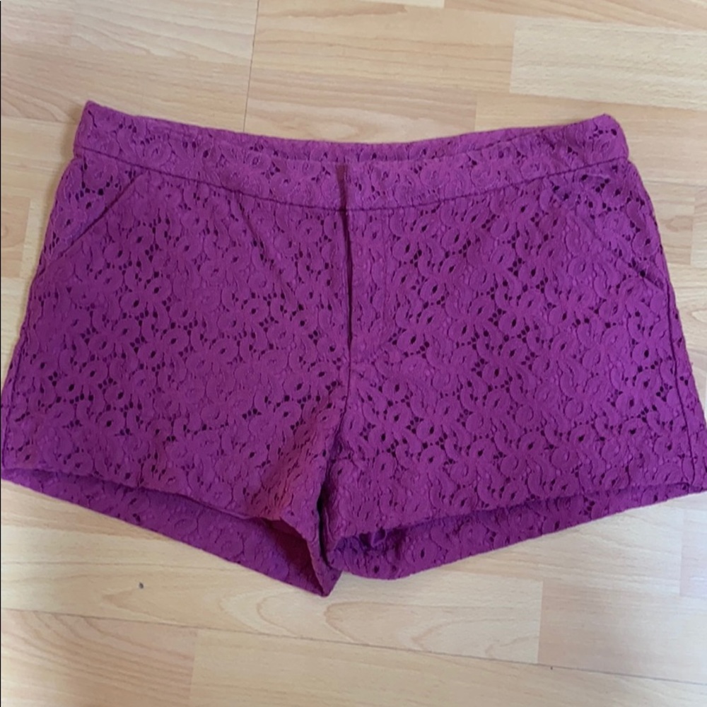 Grape Lace dress shorts